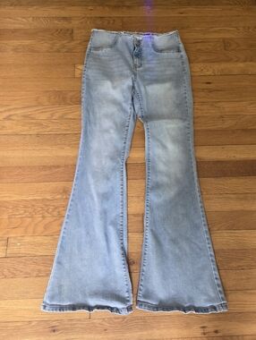 Vanilla Star Frayed High Rise Bell Bottom Flare Jeans | Size 5